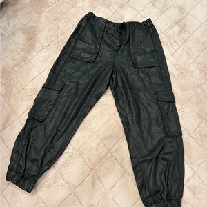 All Saints Charcoal Cargo Pants